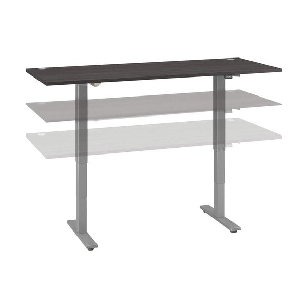 Bush Business Furniture DESK, HEIGHT ADJ, 72X30 BSHM4S7230SGSK - main